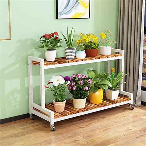 China High definition Natural Wood Coffee Table - Modern Plant Stand Indoor Home Decor Flower ...