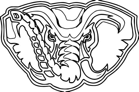 Elephant Drawing Outline at GetDrawings | Free download