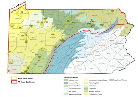 1. Western Pennsylvania Conservancy Focal Areas studied 2013-2015 by... | Download Scientific ...