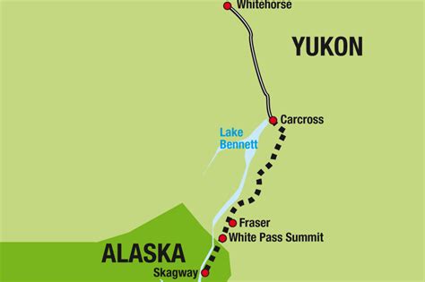 White Pass And Yukon Route Map