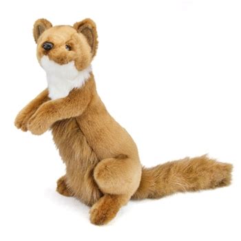 Handcrafted 12 Inch Lifelike Weasel Stuffed Animal by Hansa