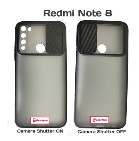 Redmi Note 8 Camera Shutter Smoke Cover Limited Edition