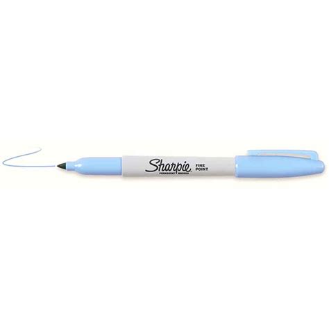 Sharpie Sky Blue Fine Point Permanent Marker, Sold Individually