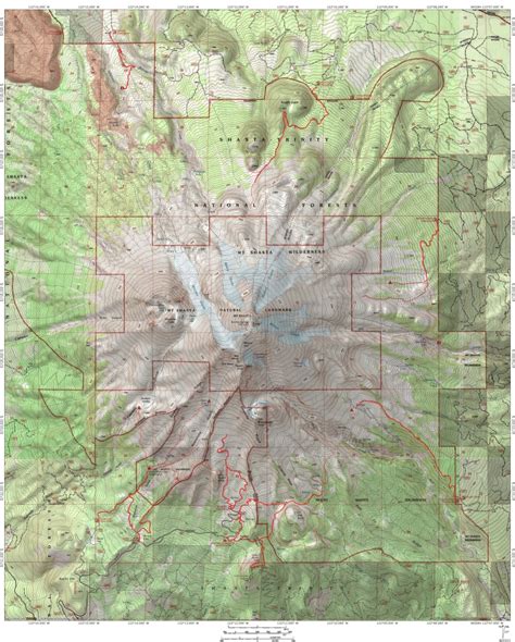 Mount Shasta Trail Map | Hike Mt. Shasta