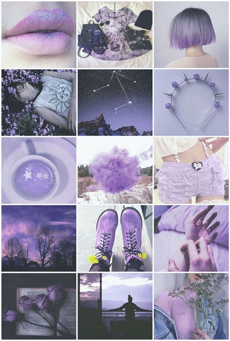 oc purple lilac lavender pastel grunge goth libra girl Aesthetic ...