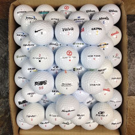 60 Assorted Brands Golf Balls - 5 Dozen | Premium Used Golf Balls ...