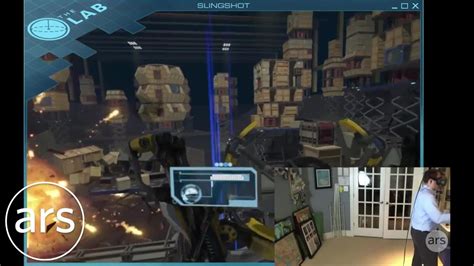 HTC Vive game demo: The Lab - Slingshot - YouTube