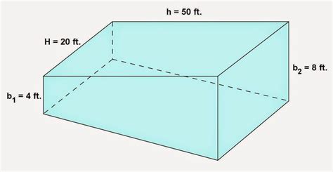 Math Principles: Trapezoid Prism Problems, 3 | Solid geometry, Trapezoid, Prism