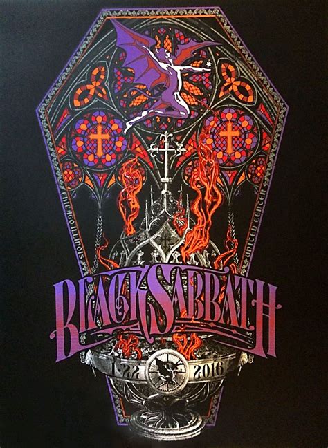 Black Sabbath - The End Tour Poster | Rock poster art, Rock n roll art ...