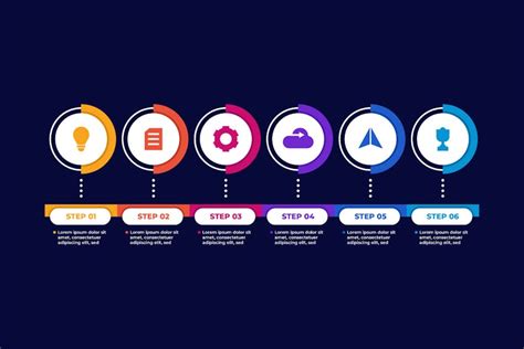 Business Infographic Steps Icon Template, Graphic Templates - Envato ...