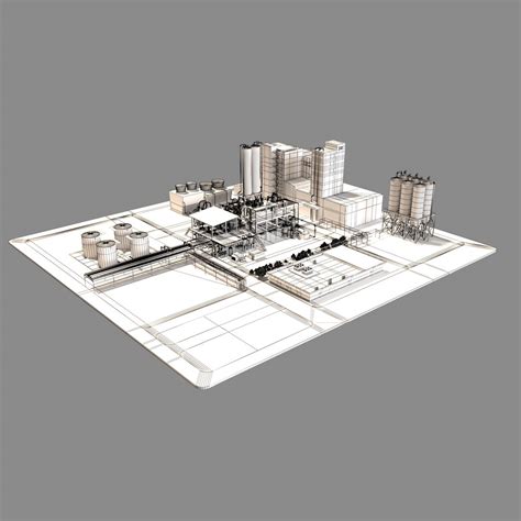 3D Petrochemical Plant - TurboSquid 1835081