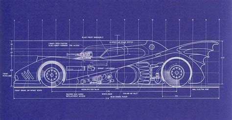 1989 Batmobile Blueprints Provide an Inside Look | TractionLife