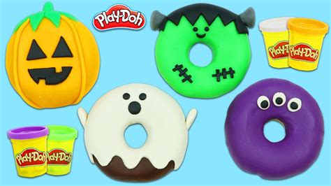 How to Make Play Doh Halloween Donuts! - YouTube