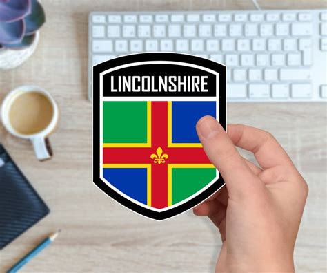 Lincolnshire County England Flag Emblem Stickers - Etsy