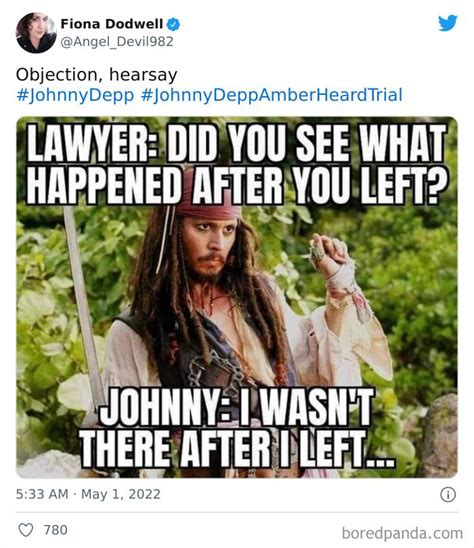 30 Funny Reactions And Memes That Sum Up Johnny Depp And Amber Heard's Court Trial | DeMilked ...