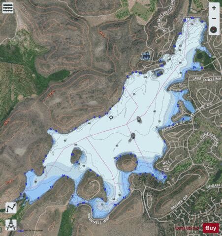 Lake Shastina Fishing Map | Nautical Charts App