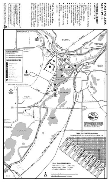 Fort Snelling State Park Summer Map - 101 Snelling Lake Rd St Paul MN • mappery