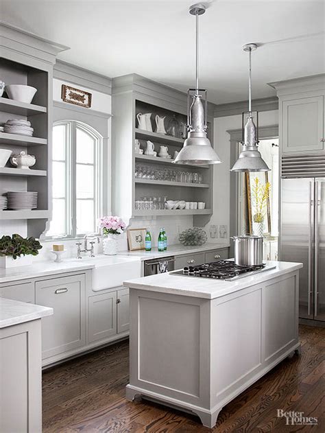 12 Gorgeous and Bright Light Gray Kitchens | Table and Hearth