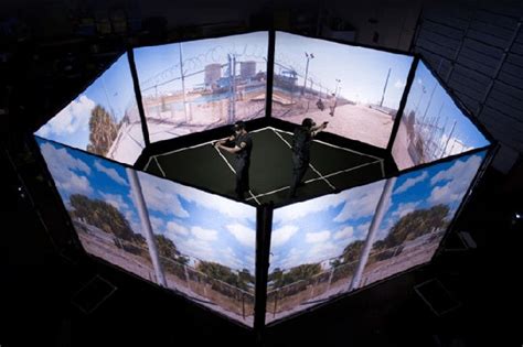 Evaluated virtual shooting simulator system. (Source: Virtra Systems ...