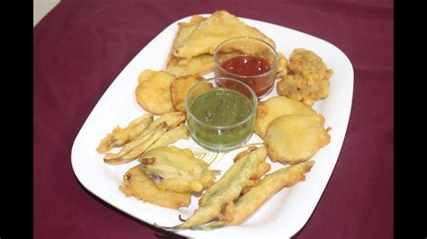 7 types of fritters|7types of pakora| 7types of bhajiya|Sindhi style ...