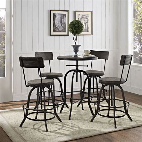 Gather 4 - Person Dining Set | Bar table and stools, 5 piece dining set ...