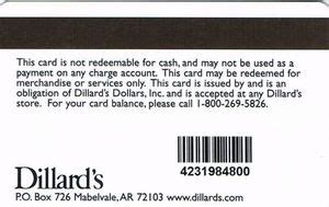 Gift Card: Dillard's Dollars (Dillard's, United States of America ...