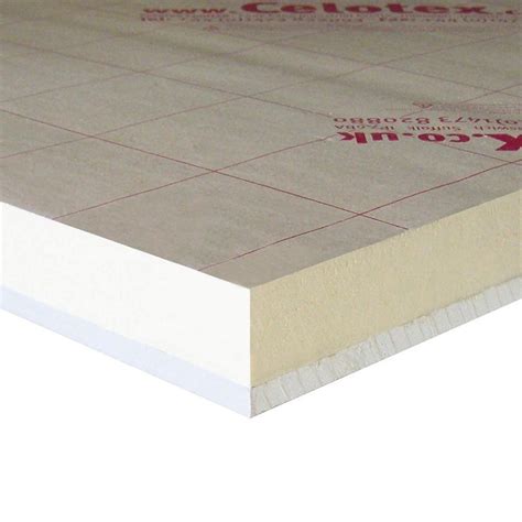 Celotex PL4060 Insulated Plasterboard - 1.2m x 2.4m (72.5mm Overall) | Roofing Superstore®