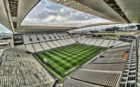 Download Neo Quimica Arena, inside view, football field, Arena ...