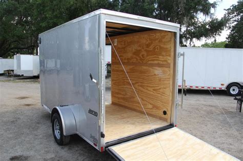 6x12 Pace American | Enclosed Trailer [Silver] | Right Trailers | New And Used Cargo, Flatbed ...