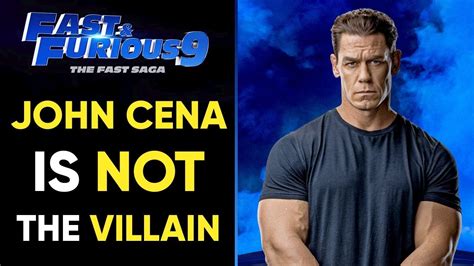 John Cena Say's He's NOT A VILLAIN In Fast and Furious 9 - Why He's ...