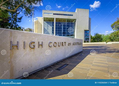 High Court of Australia stock photo. Image of structure - 115226264