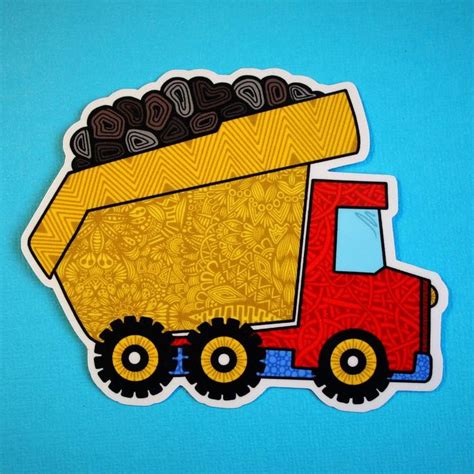 Dump Truck Sticker WATERPROOF | Etsy in 2020 | Toy trucks, Truck stickers, Dump truck