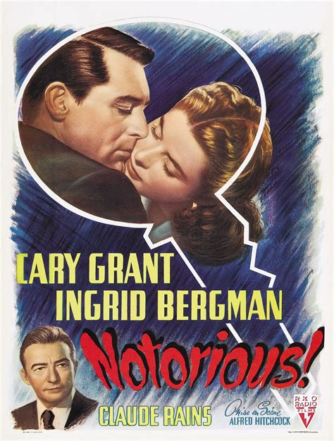 Notorious (1946) Classic Movie Posters, Cinema Posters, Movie Posters Vintage, Classic Movies ...