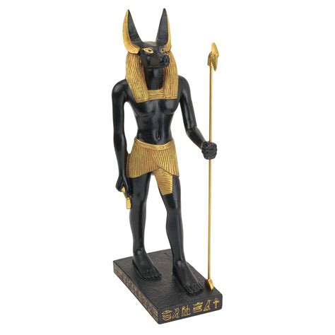 Amazing statue of the Jackal God Anubis sitting on a throne Replica ...