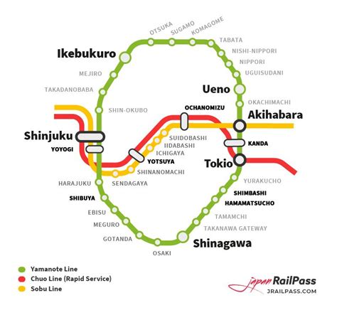 The JR Chuo-Sobu Line in Tokyo - Japan Rail Pass