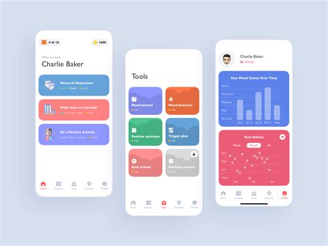 Mental Health App by Igor Savelev for White Label on Dribbble