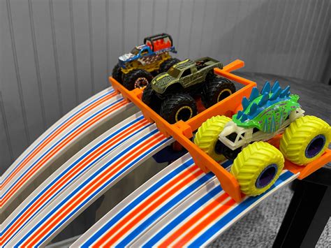 Hot Wheels Monster Truck Racing Track, Wooden Monster Truck Racing ...