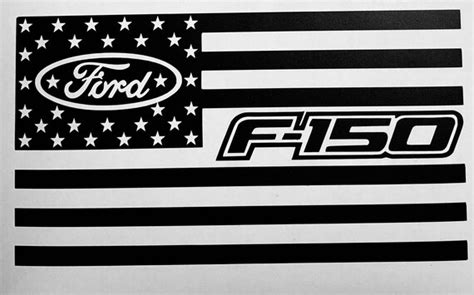 Ford F-150 American Flag Decal Sticker | Etsy