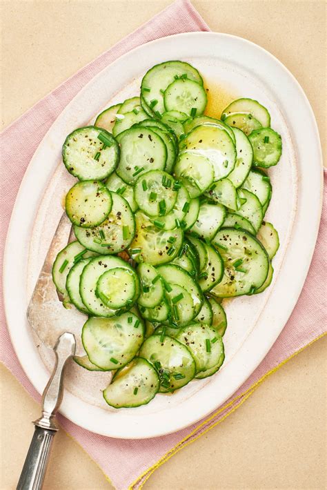 Recipe: The Easiest Tangy Cucumber Salad | Kitchn