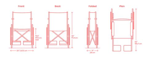 Wheelchairs Dimensions & Drawings | Dimensions.com