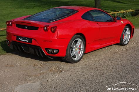 Ferrari F430 F1 Coupe – Red with Black Racing Seats | AV Engineering