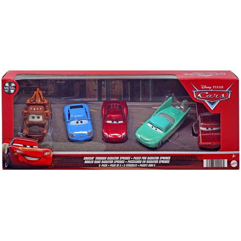 Disney / Pixar Cars Cars 3 Cruisin' Through Radiator Springs Diecast Car 5-Pack (Mater, Sally ...