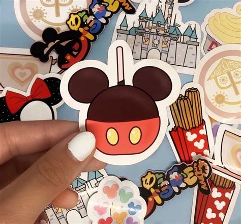 Disneyland 9pc. Sticker Pack Die Cut stickers Disney | Etsy