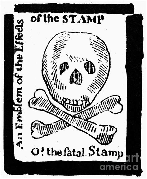 Stamp Act: Cartoon, 1765 Greeting Card for Sale by Granger