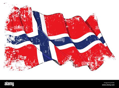 Norwegen, Flagge, Norwegisch, Emblem, Kreuz, Europa, Norwegen ...