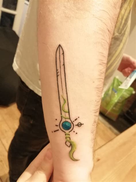 On valentines day I got a tattoo of my one true love - Finn Sword, Adventure Time. Work by Mike ...