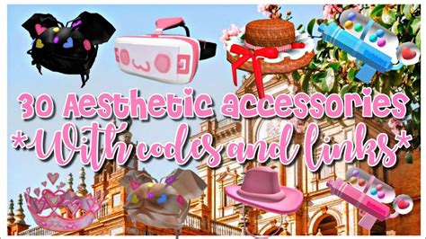 ROBLOX|Aesthetic kawaii/soft girl, accessories codes - YouTube