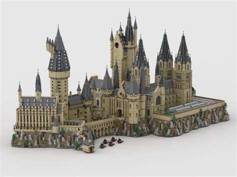 Hogwarts Extended MOC | Hogwarts castle, Lego hogwarts, Hogwarts