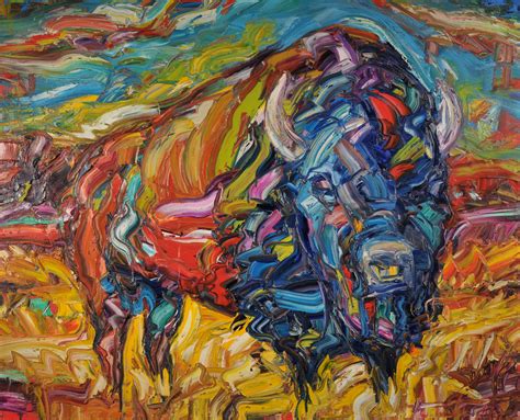 Buffalo Painting on Behance