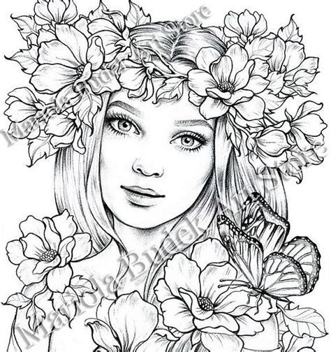 Adult Coloring Pages Faces